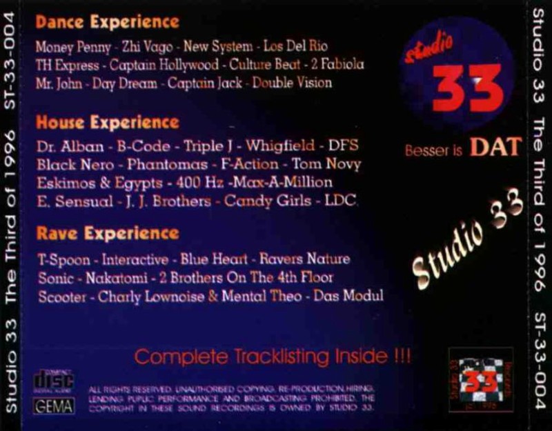 Studio 33 The 03Th Story Back