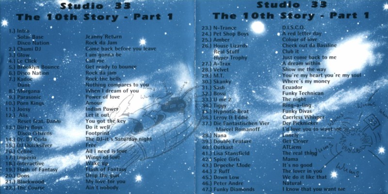 Studio 33 The 10Th Story CD01 Inlay