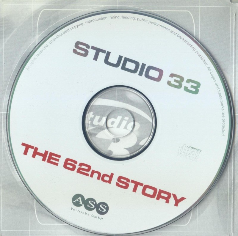 Studio 33 The 62Th Story CD