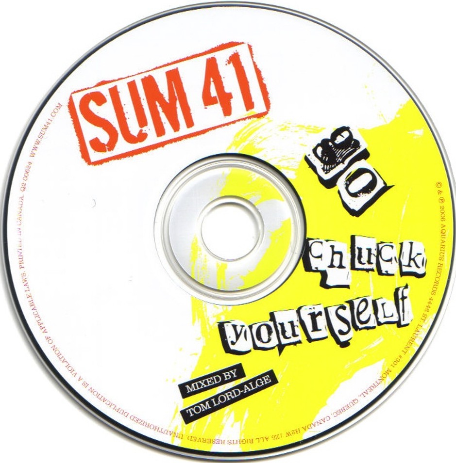 Sum 41  Go Chuck Yourself cd 