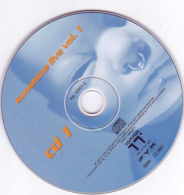 Sunshine Live Vol 01  CD01