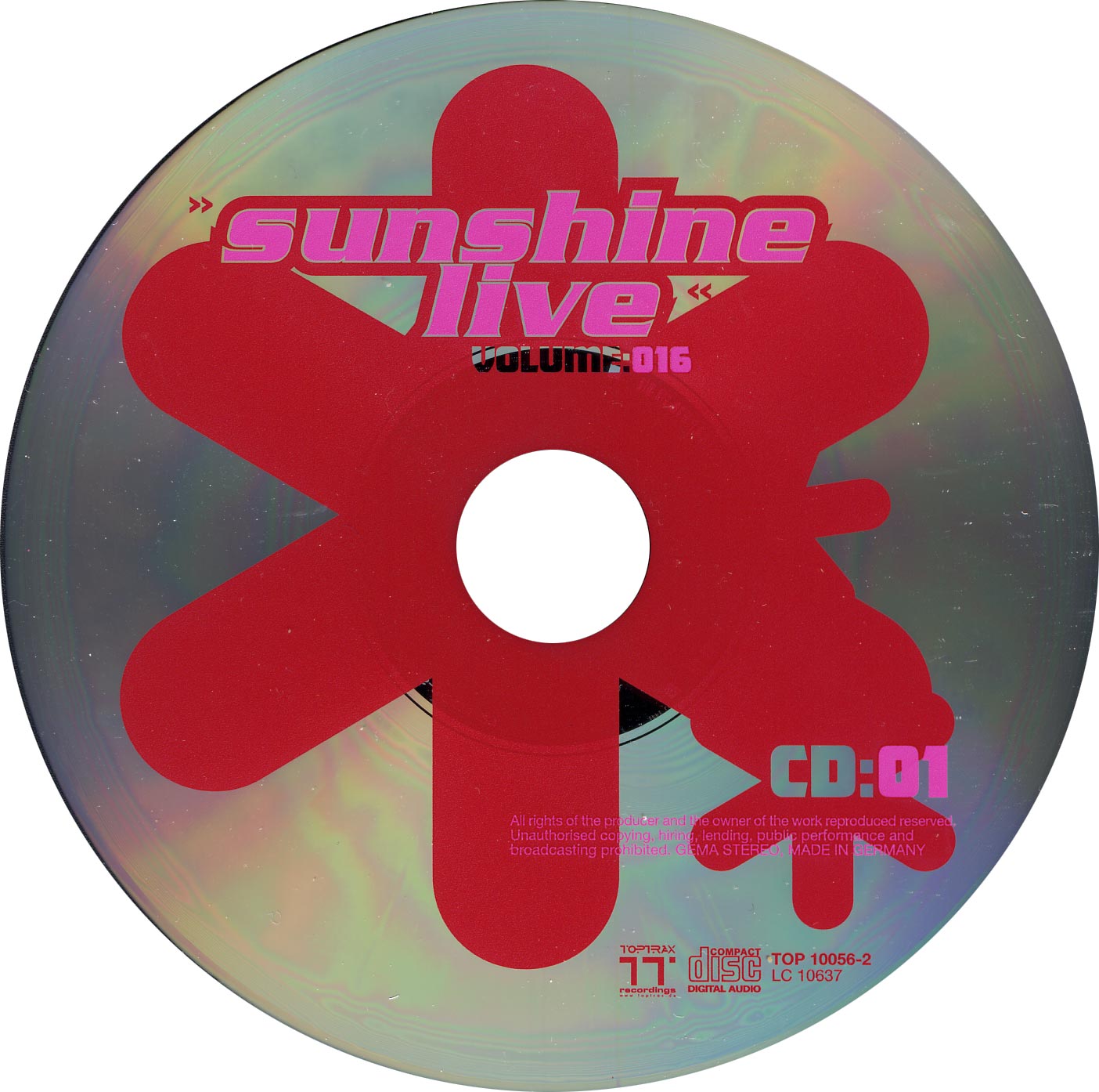 Sunshine Live Vol 16 CD01