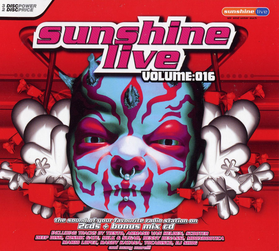 Sunshine Live Vol 16 Front