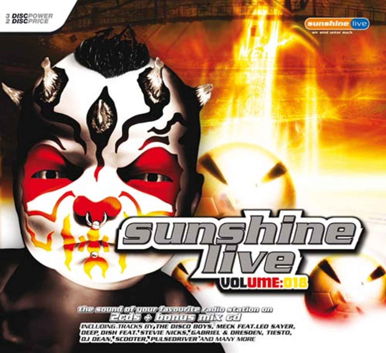 Sunshine Live Vol 18 Front