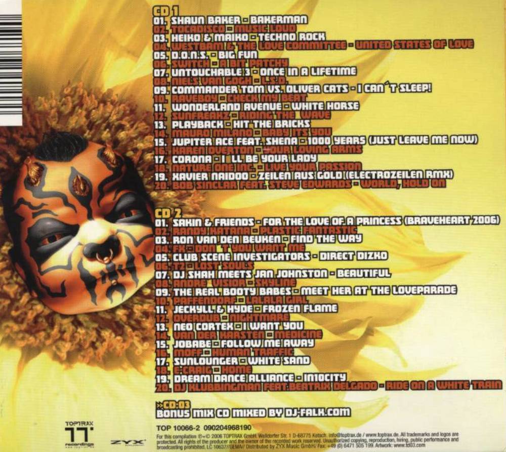 Sunshine Live Vol 19 Back