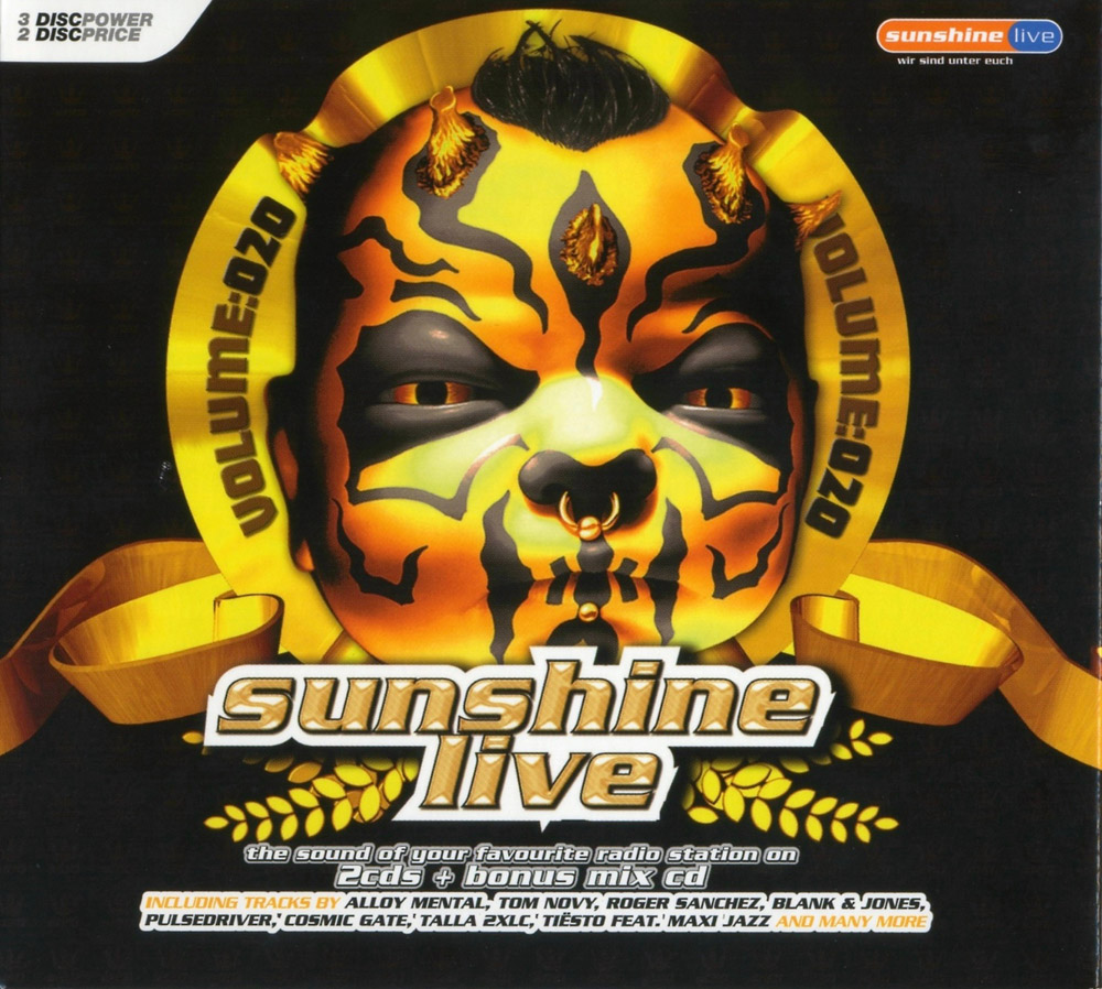 Sunshine Live Vol 20 Front