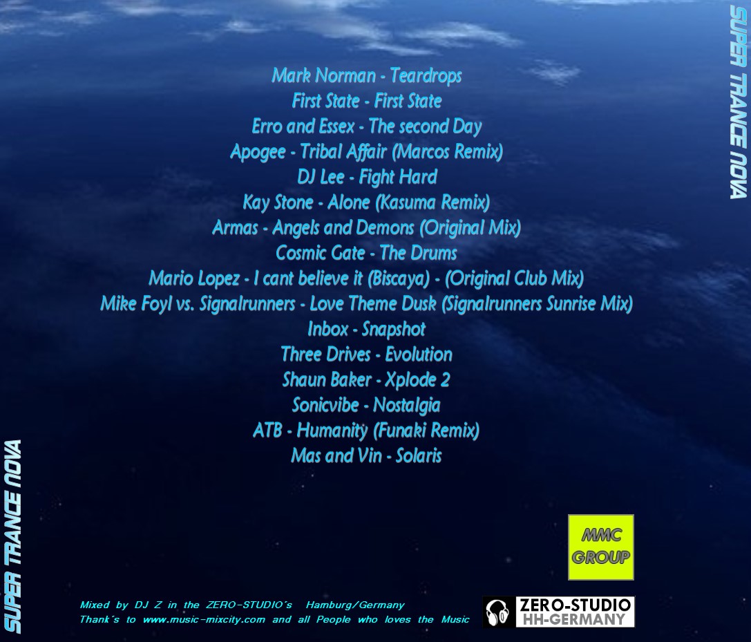 Super Trance Nova Back