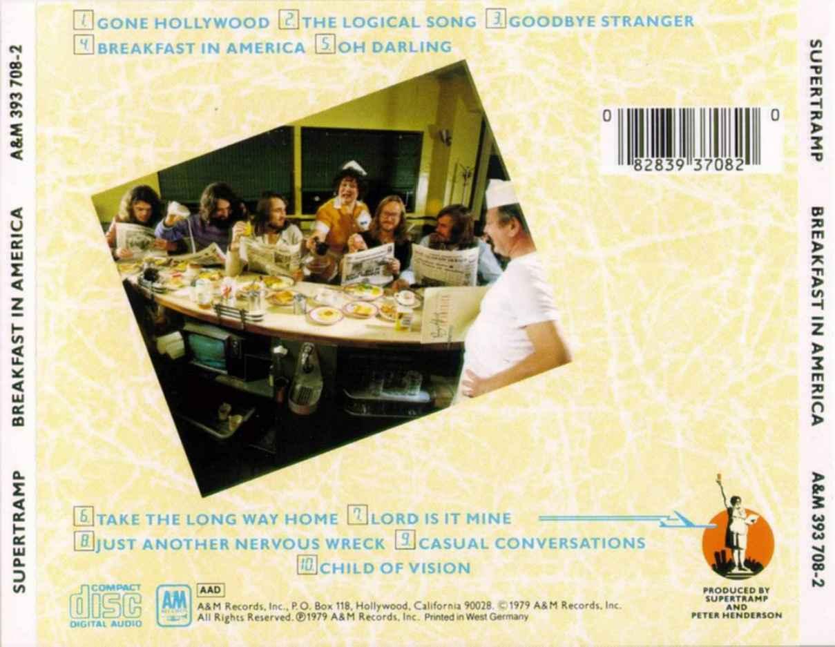 Supertramp  Breakfast In Amerika back 