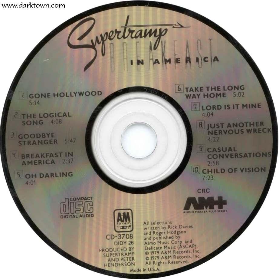 Supertramp  Breakfast In Amerika cd 