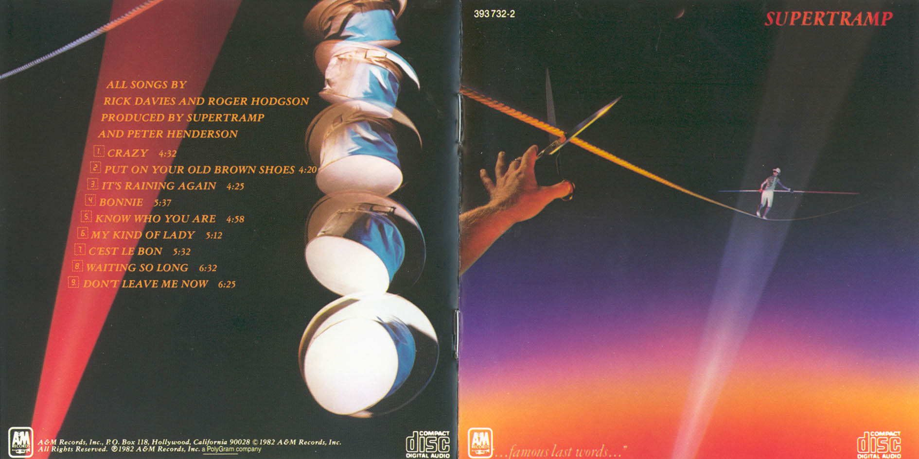 Supertramp  Famous Last Words booklet3 