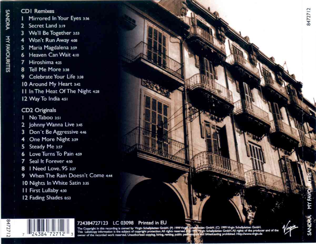 sandra  my favourites b