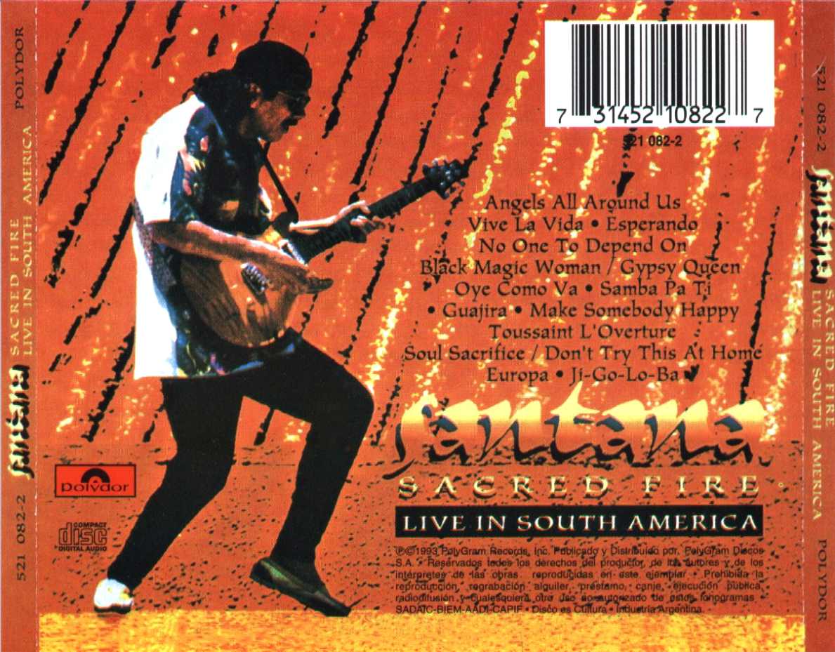 santana  sacred fire b