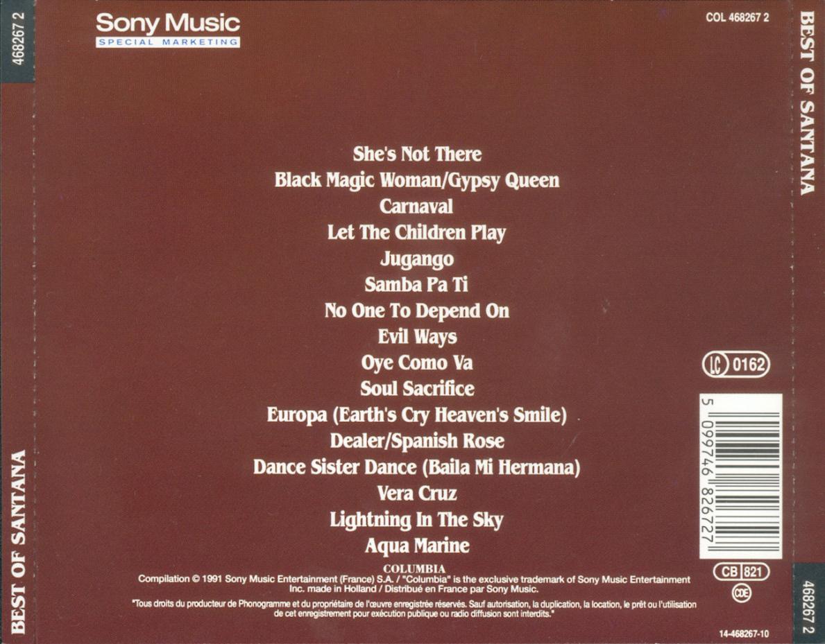 santana  the best of b