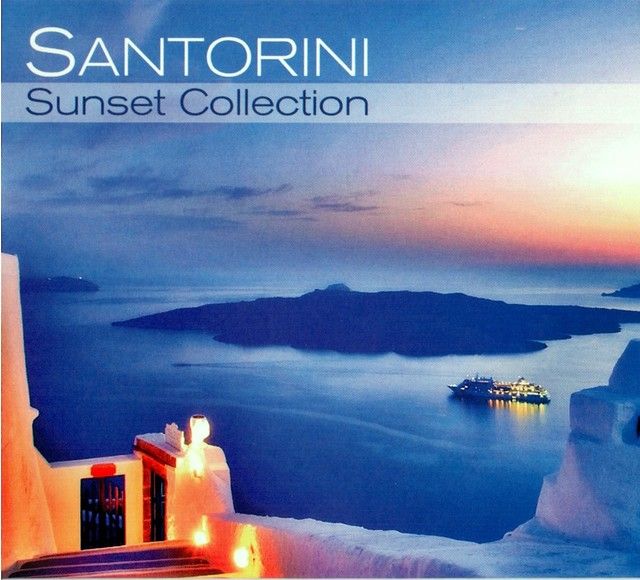 santorini sunset c amari  