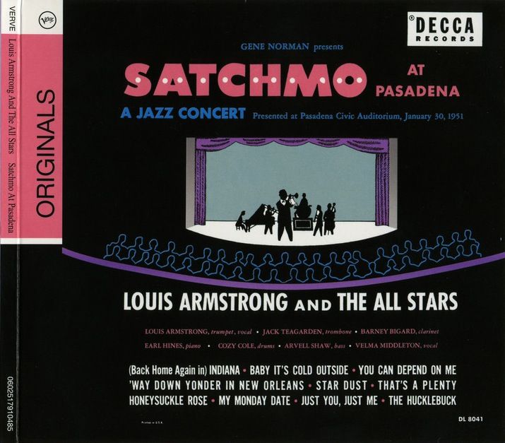 satchmo at pasadena louis armstrong  