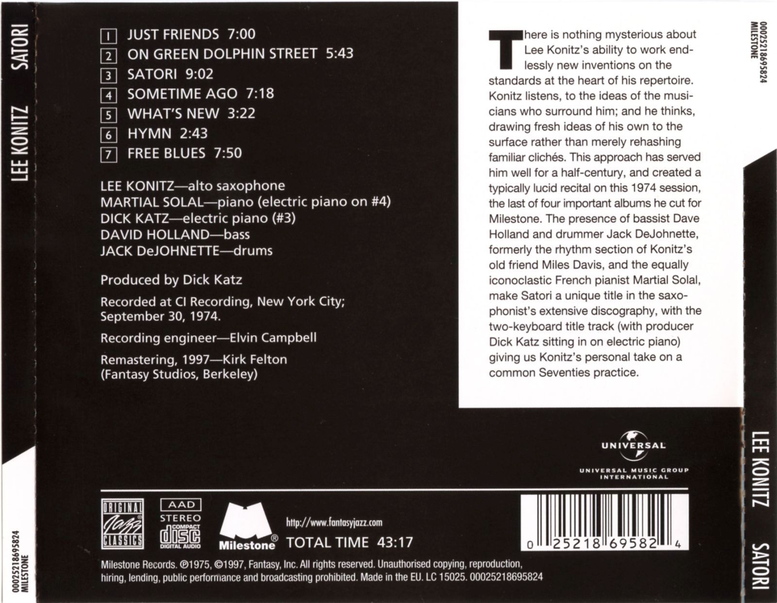 satori lee konitz 