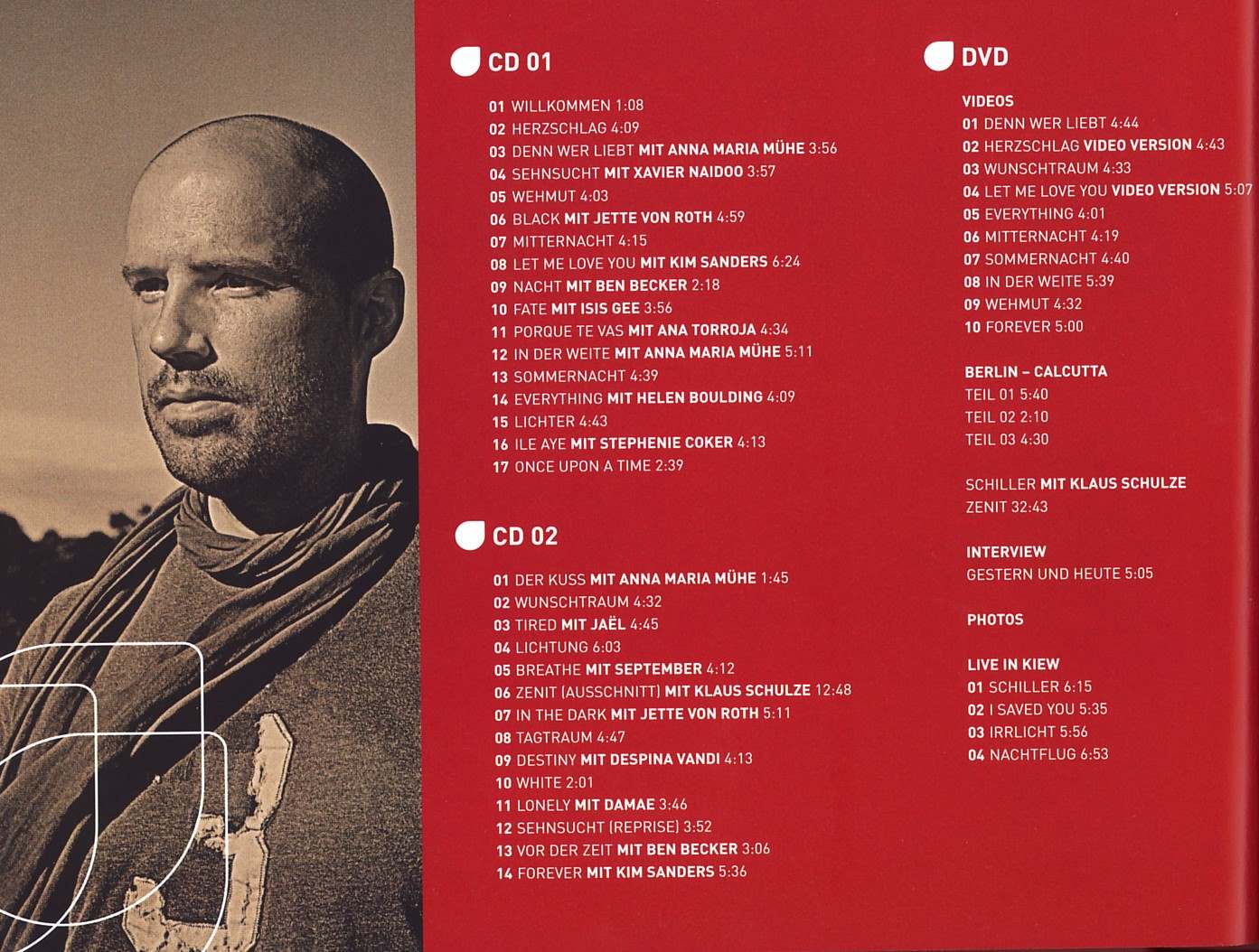 schiller sehnsucht booklet