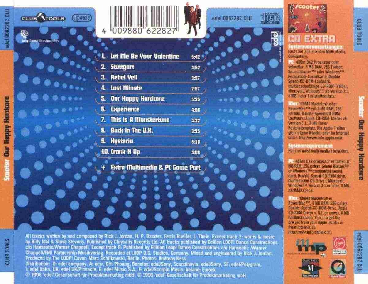 scooter our happy hardcore b