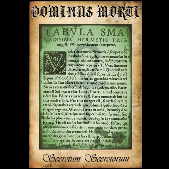 secretum secretorum dominus morti 