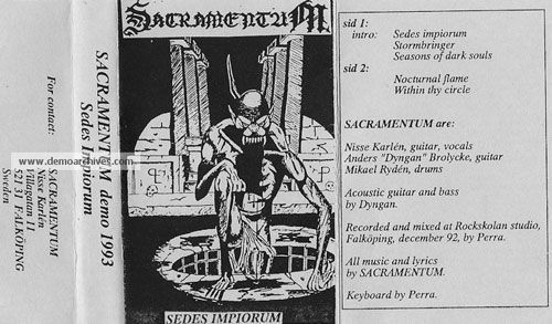 sedes impiorum sacramentum 