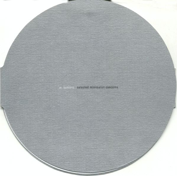 selected minimalist concerns marc behren 