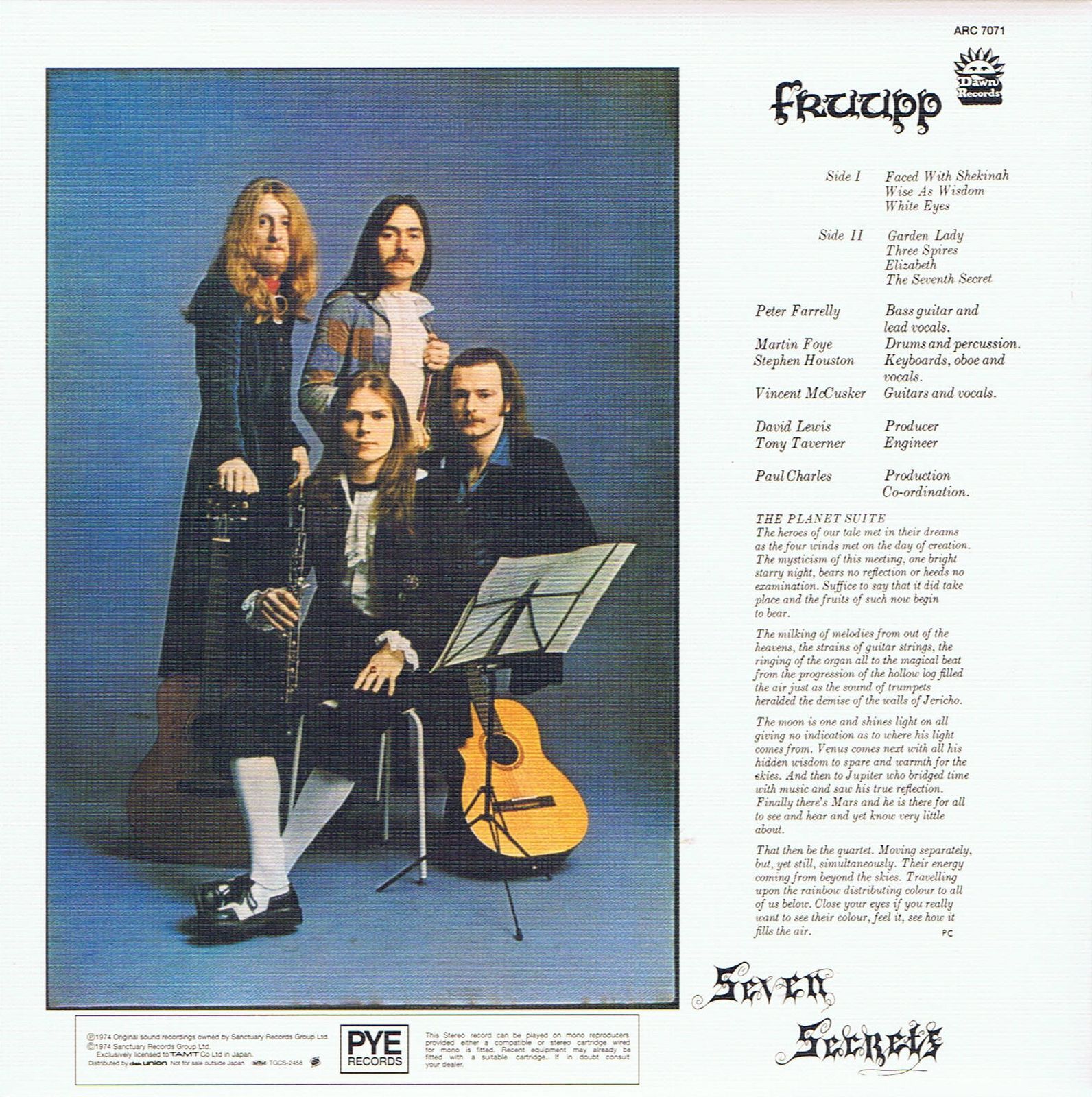 seven secrets fruupp 