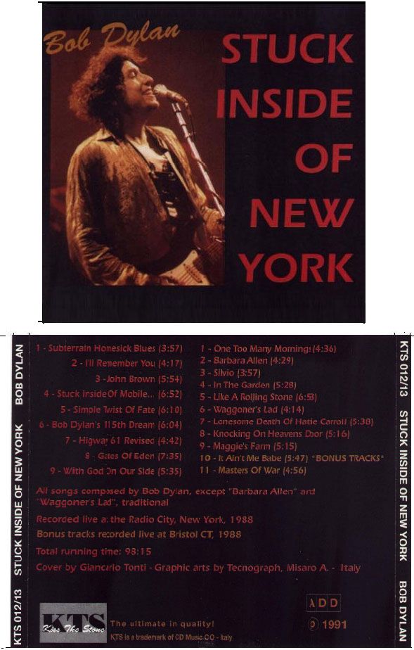 stuck inside of new bob dylan 