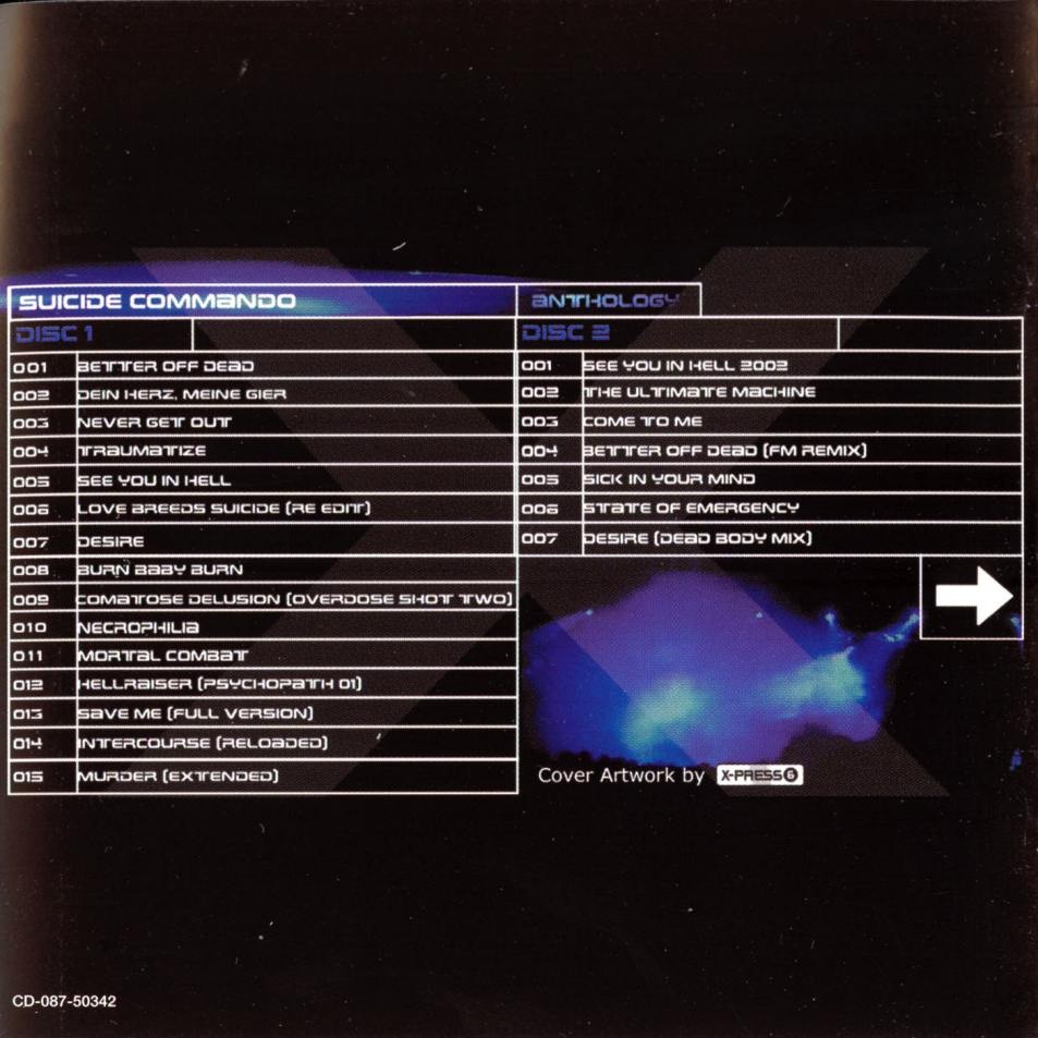 suicide commando  anthology ab