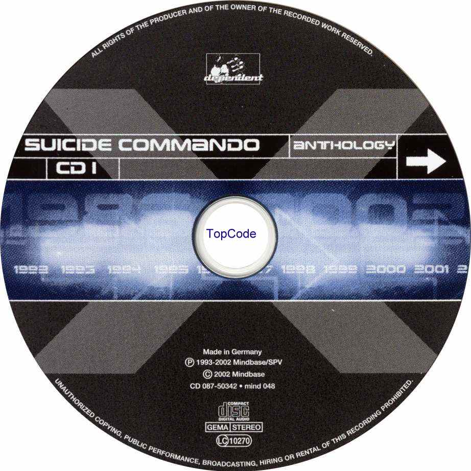suicide commando  anthology cd1