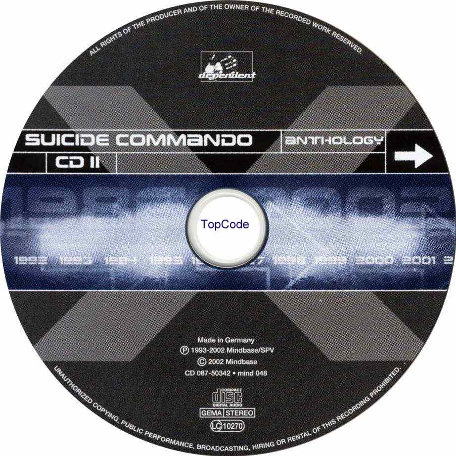 suicide commando  anthology cd2