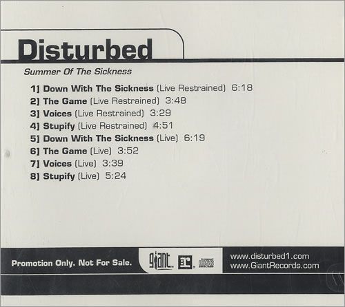 summer of the sickne disturbed 