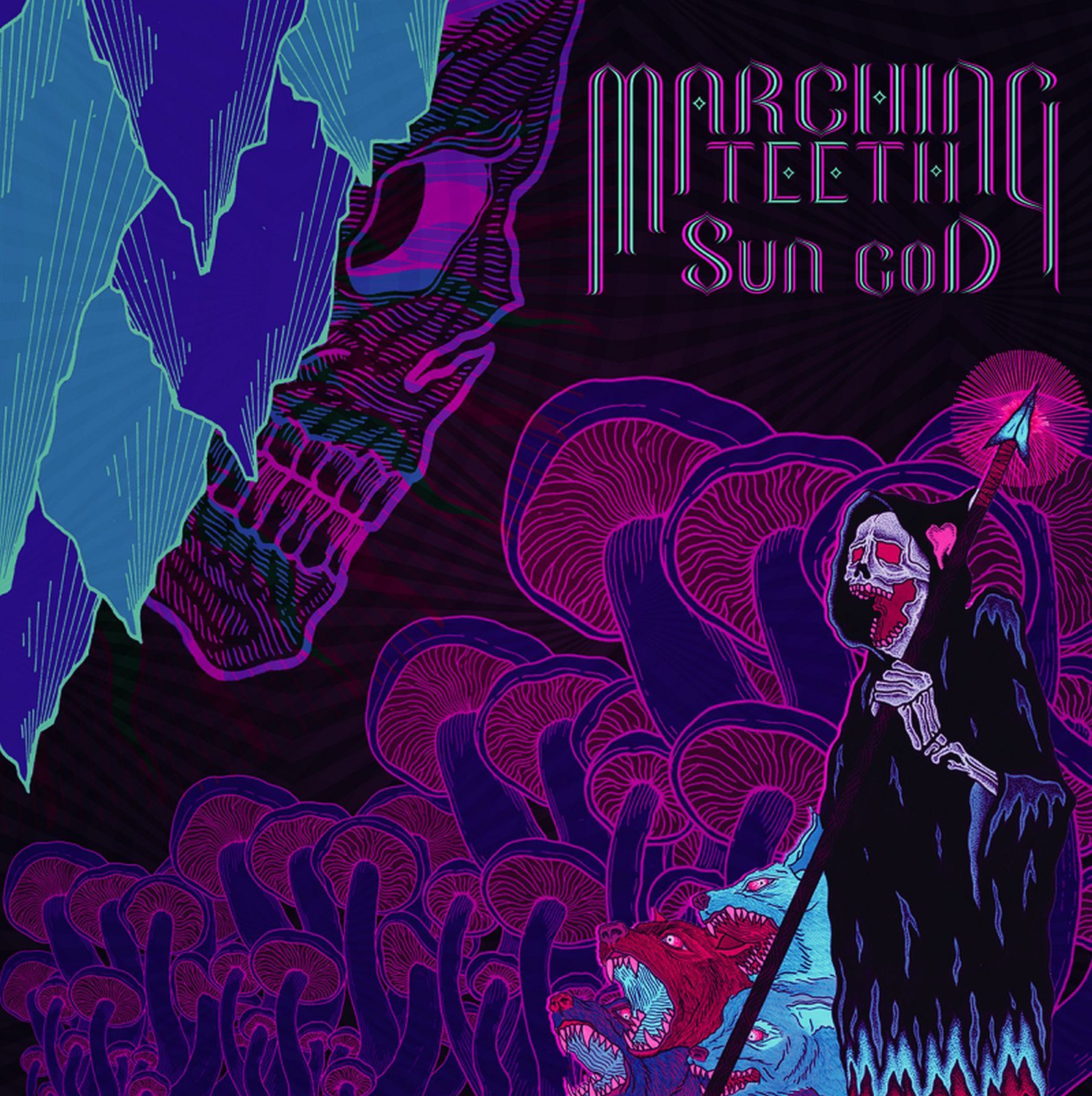 sun god marching teeth  
