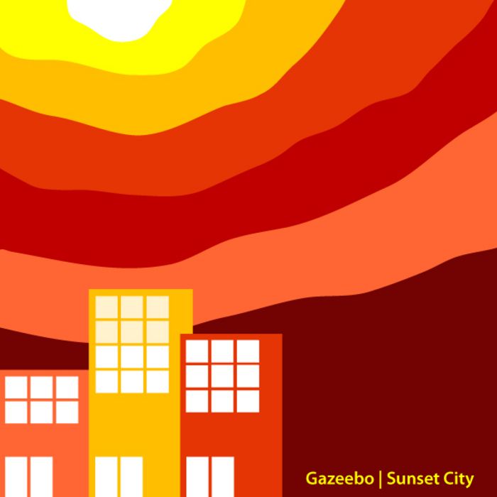 sunset city gazeebo  