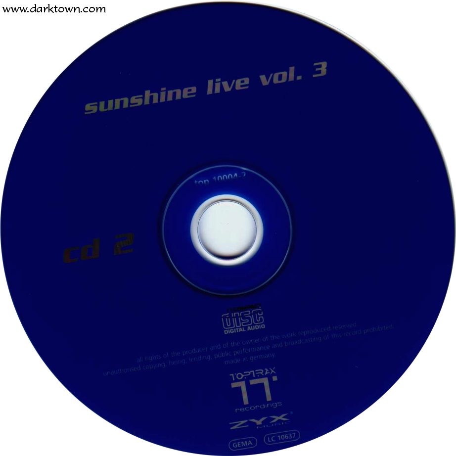 sunshine live  vol03 cd2