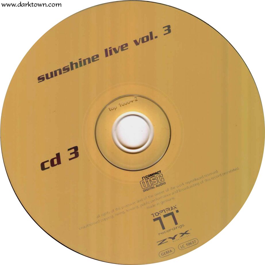 sunshine live  vol03 cd3