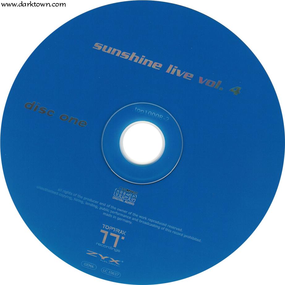 sunshine live  vol04 cd1