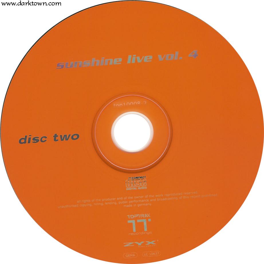sunshine live  vol04 cd2