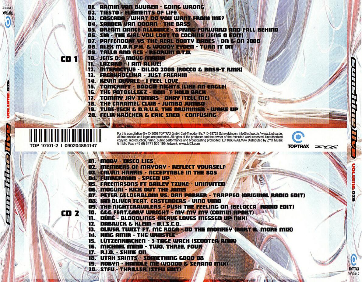 sunshine live  volume 026 b