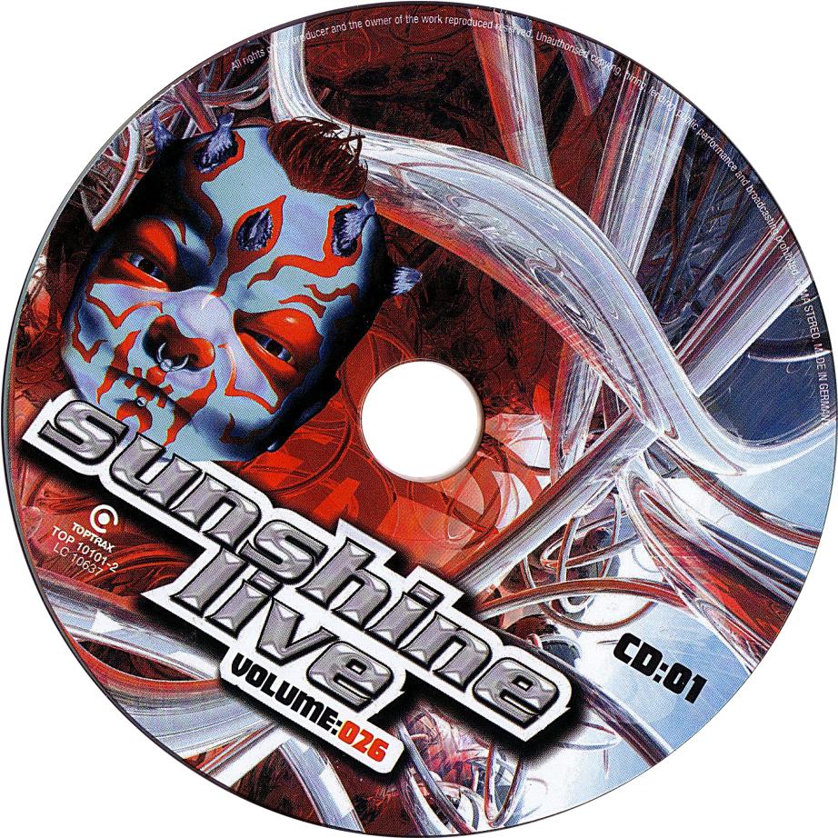 sunshine live  volume 026 cd1
