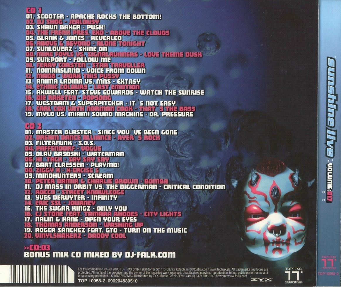 sunshine live vol 17 b