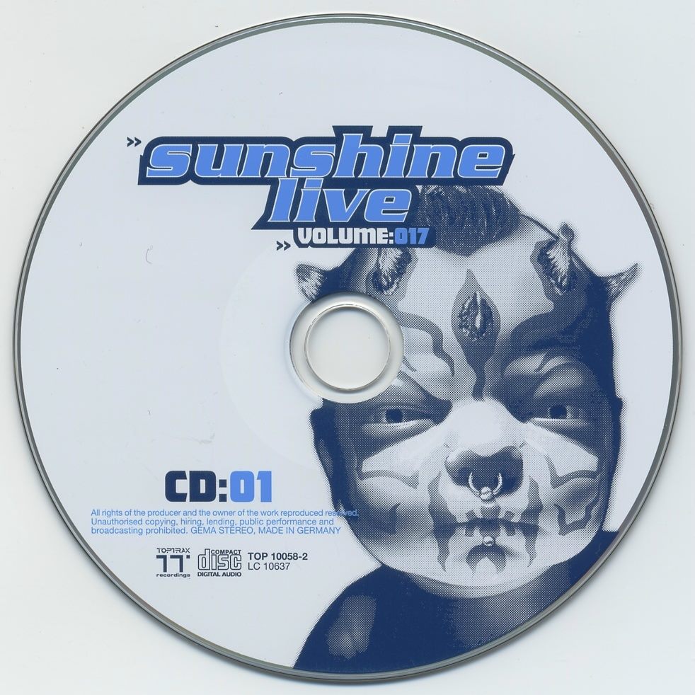 sunshine live vol 17 cd1