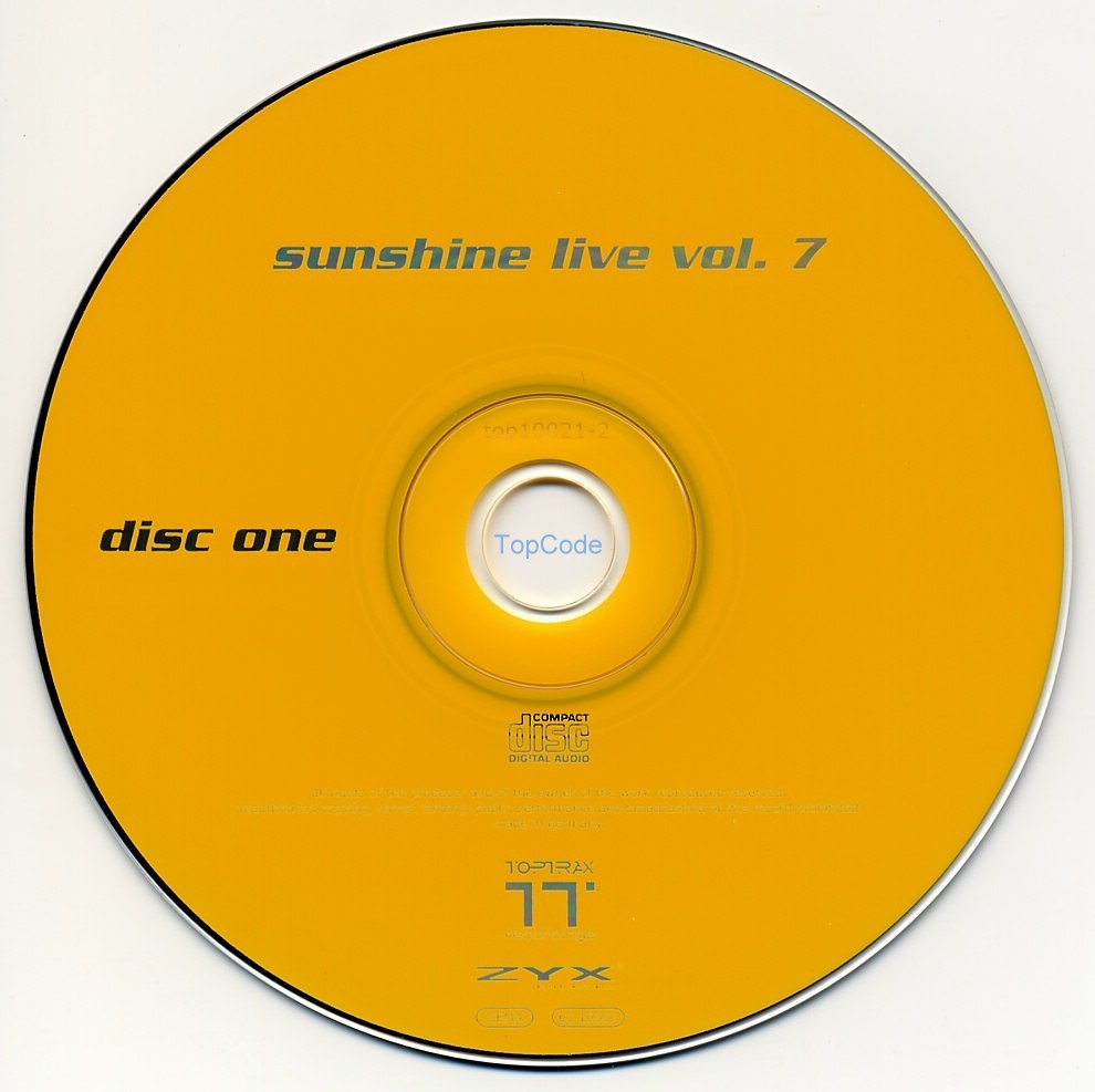 sunshine live vol 7 cd1