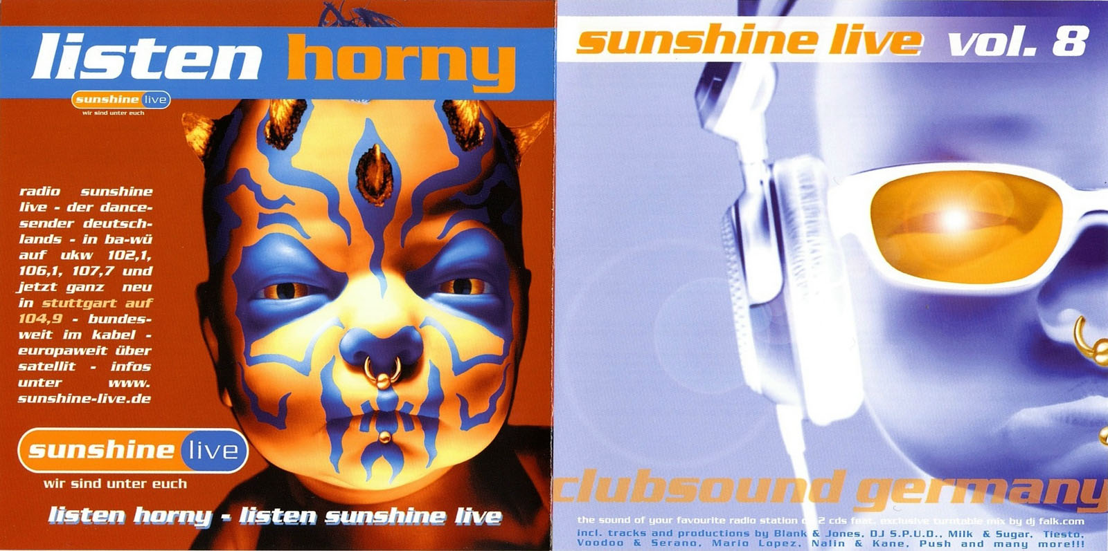 sunshine live vol 8 cover front