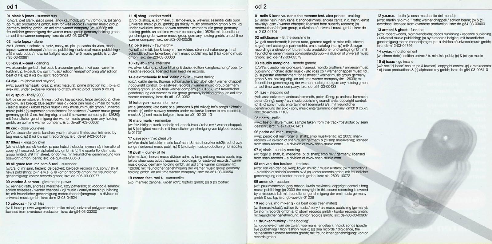 sunshine live vol 8 cover front inlay