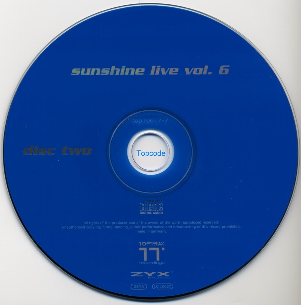 sunshinelive vol6 cd2