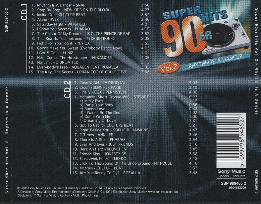 super 90er hits  vol 02 b