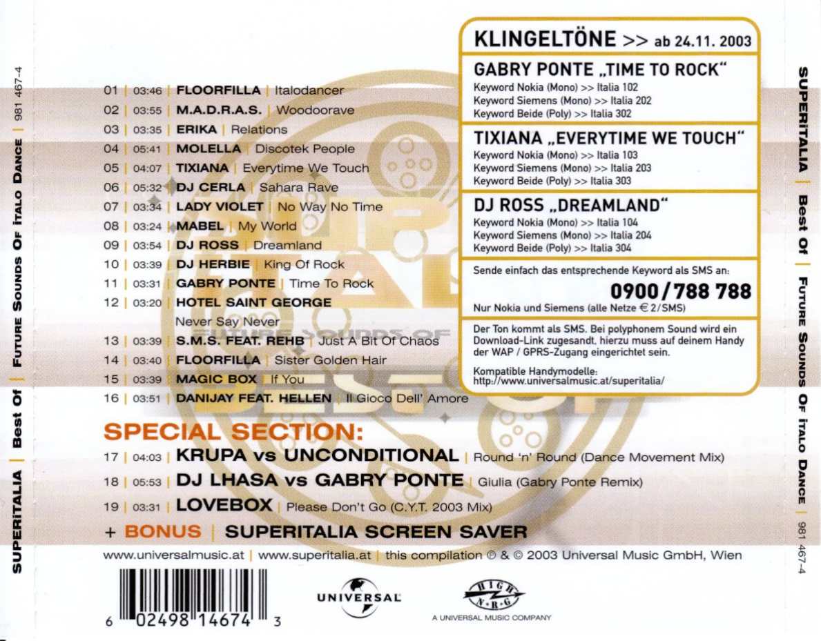 super italia  best of b