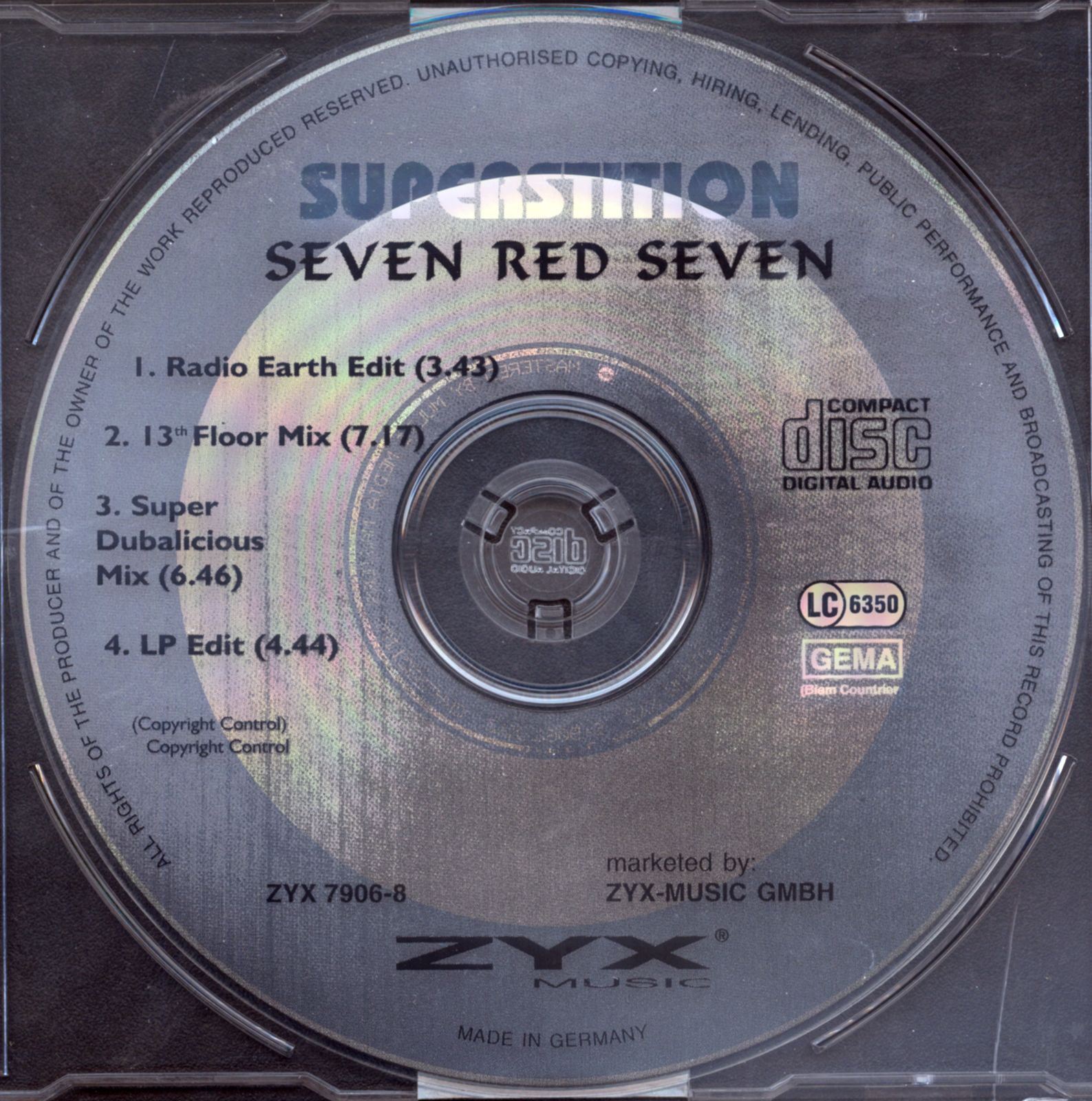 superstition seven red seven 