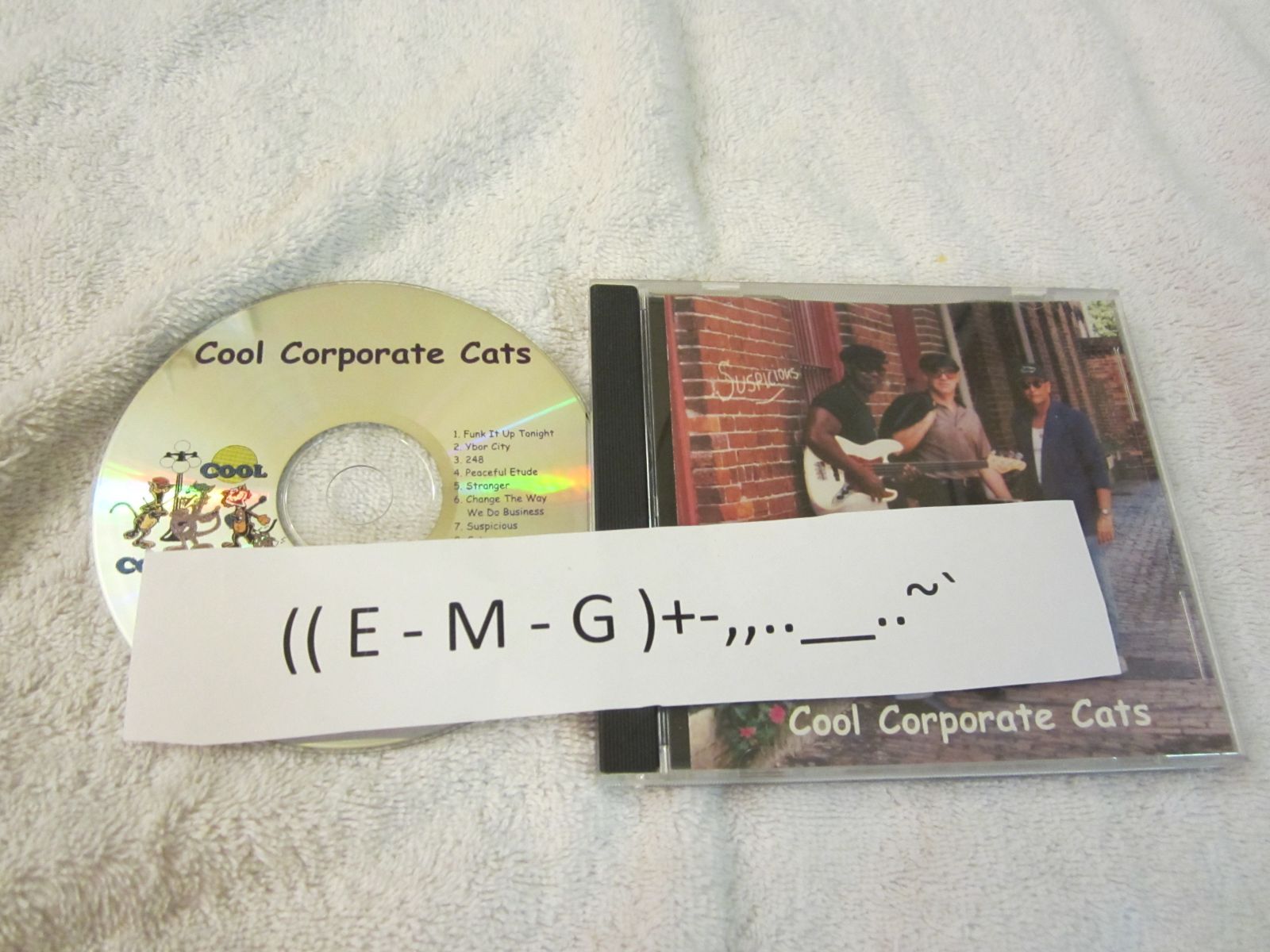 suspicious cool corporate cats 