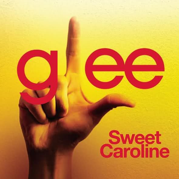 sweet caroline glee cast aac  